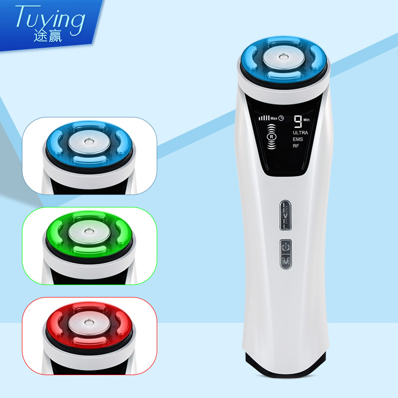 Ems Micro-Electric Handheld Photon Multi-Functional Beauty Equipment Wholesale Introduction of Facial Care Radio Frequency Device