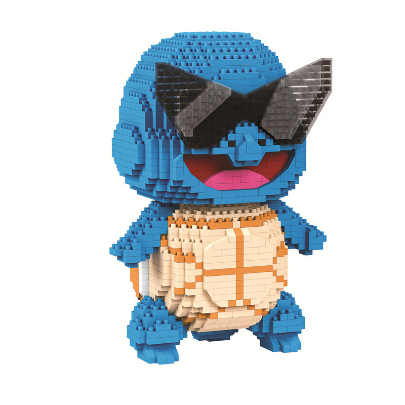 BOYU Baiyu rompecabezas creativo de diamante micro-ensamblaje rompecabezas bloques de construcción casuales 7195A-7198A serie de dibujos animados