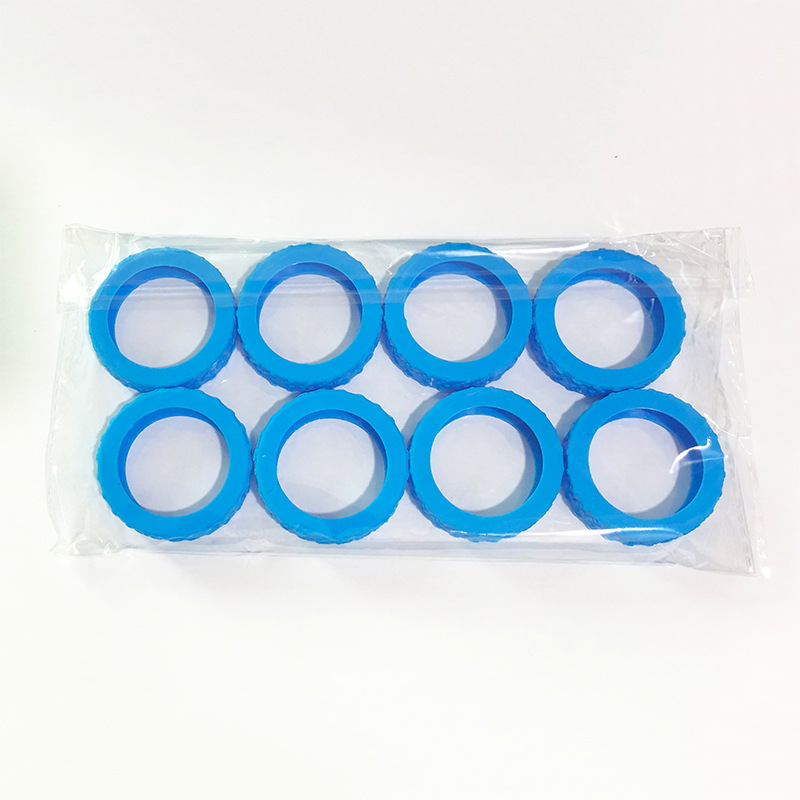 Funda protectora de ruedas para equipaje Funda protectora de silicona con reducción de sonido para maleta Funda de ruedas de silicona silenciosa Funda de goma para ruedas