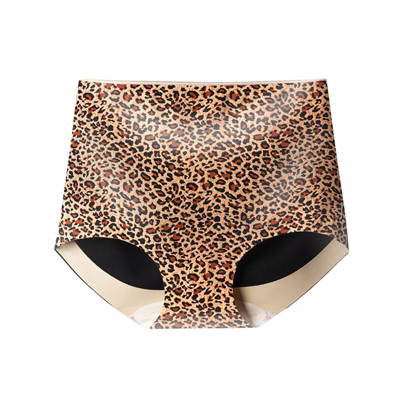 Nueva ropa interior de cintura alta para levantar la cadera calzoncillos de seda de hielo sin costuras para mujer