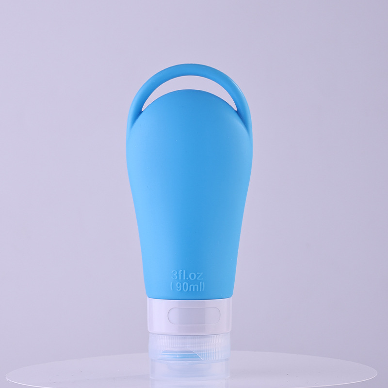 Botella de subenvasada de silicona especial transfronteriza, champú reutilizable, gel de ducha, botella portátil, botella de subenvasada a prueba de fugas al por mayor