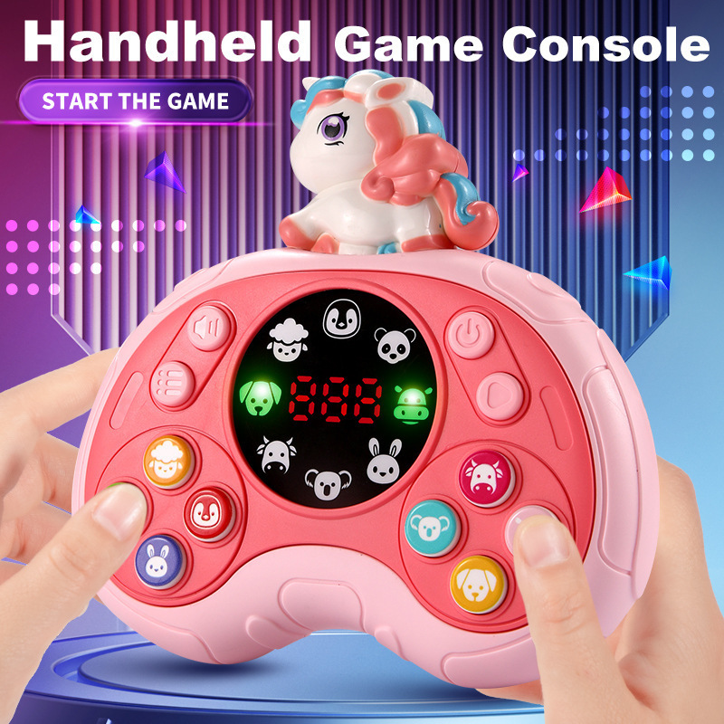 Carefully Selected Cross-Border Children's Stress-Relief Quick-Press Animal Matching Game Console, Whack-A-Mole Logic Puzzle Toy