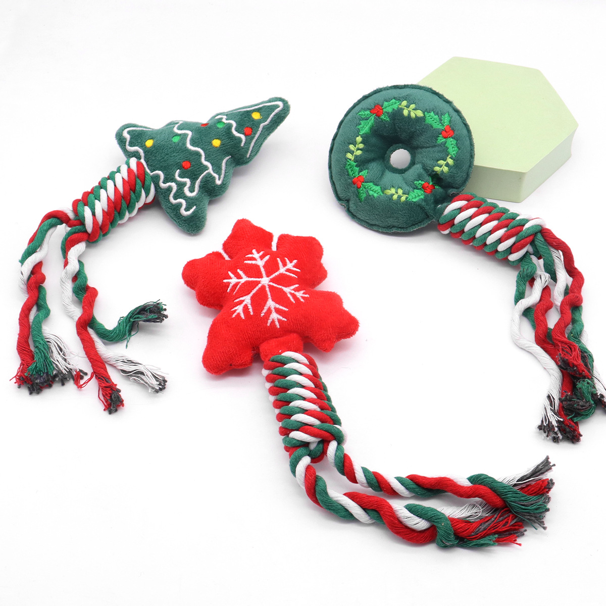 Juguetes de voz de mascotas transfronterizas, perros resistentes a la mordida, dientes molidores, productos para perros de Navidad, juguetes para perros, alivio del aburrimiento.