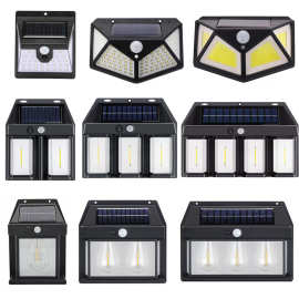 太阳能人体感应壁灯户外防水LED照明灯别墅庭院灯装饰钨丝夜灯