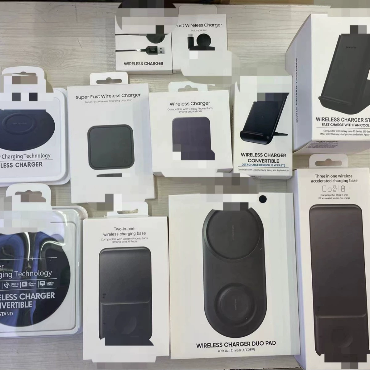 Подходит для беспроводного зарядного устройства для мобильных телефонов Samsung, часов серии Samsung, беспроводного зарядного устройства для мобильных телефонов Huaqiangbei