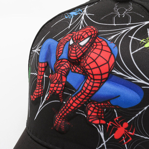 Children's Spider-Man baseball cap cute cartoon sun hat outdoor sunscreen sunshade baby visor