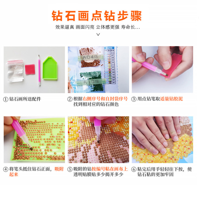 DIY herramientas de pintura de diamantes puntuales penetración