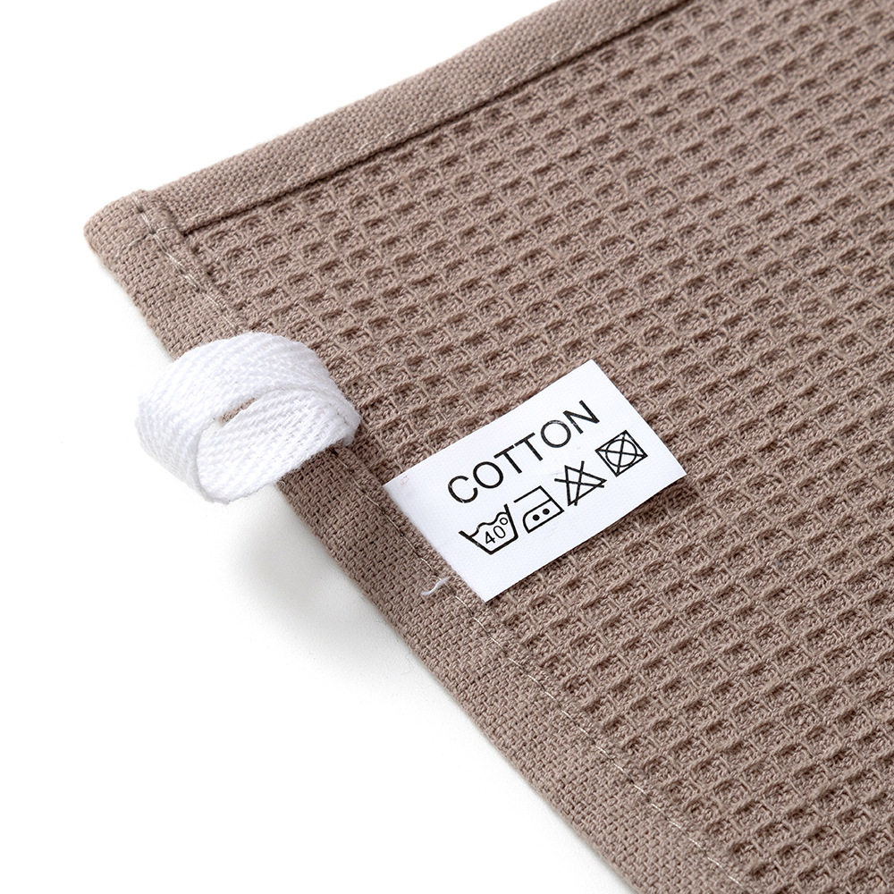 Etiquetado transfronterizo algodón toalla de cocina waffle simple piña toalla cuadrada multifuncional toalla de limpieza