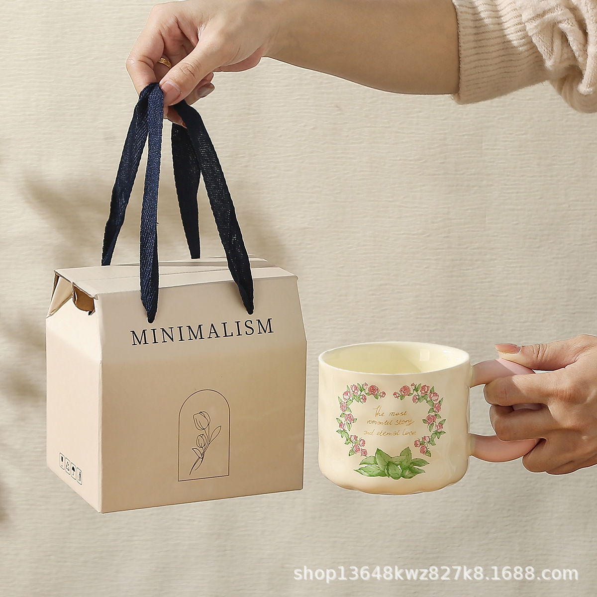 Día de la diosa, regalo de mano, taza de regalo, regalo del día de la mujer, caja de regalo de alta calidad