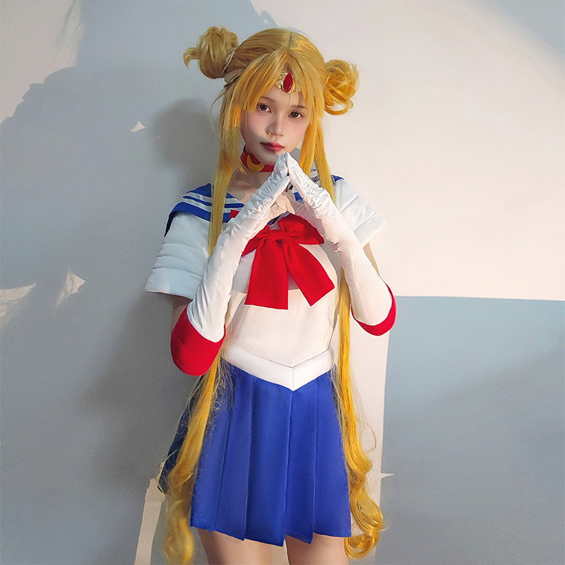 Sailor Moon Water Ice Moon Cos Moon Hare Sailor Suit cosplay Anime Cosplay Comic-Con Costume Female