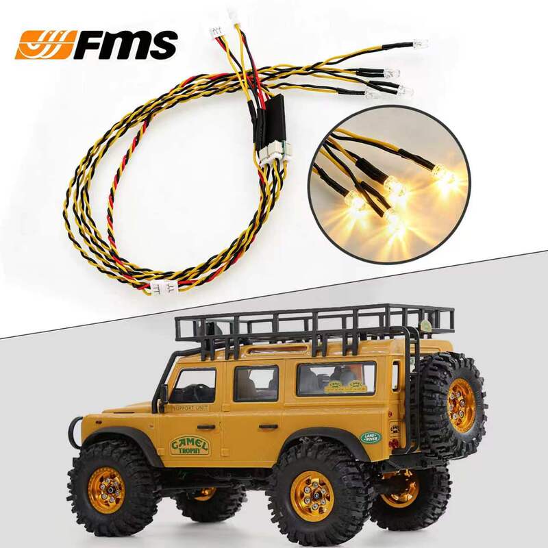 FMS 1/24 Climbing Car FCX24M Land Rover Range Rover Discovery Remote Control Linkage Turn Signal Lights Left and Right Turn Signal Lights F4 FMS 1/24 Climbing Car FCX24M Land Rover Range Rover Discovery Remote Control Linkage Turn Signal Lights Left and Right Turn Signal Lights F4
