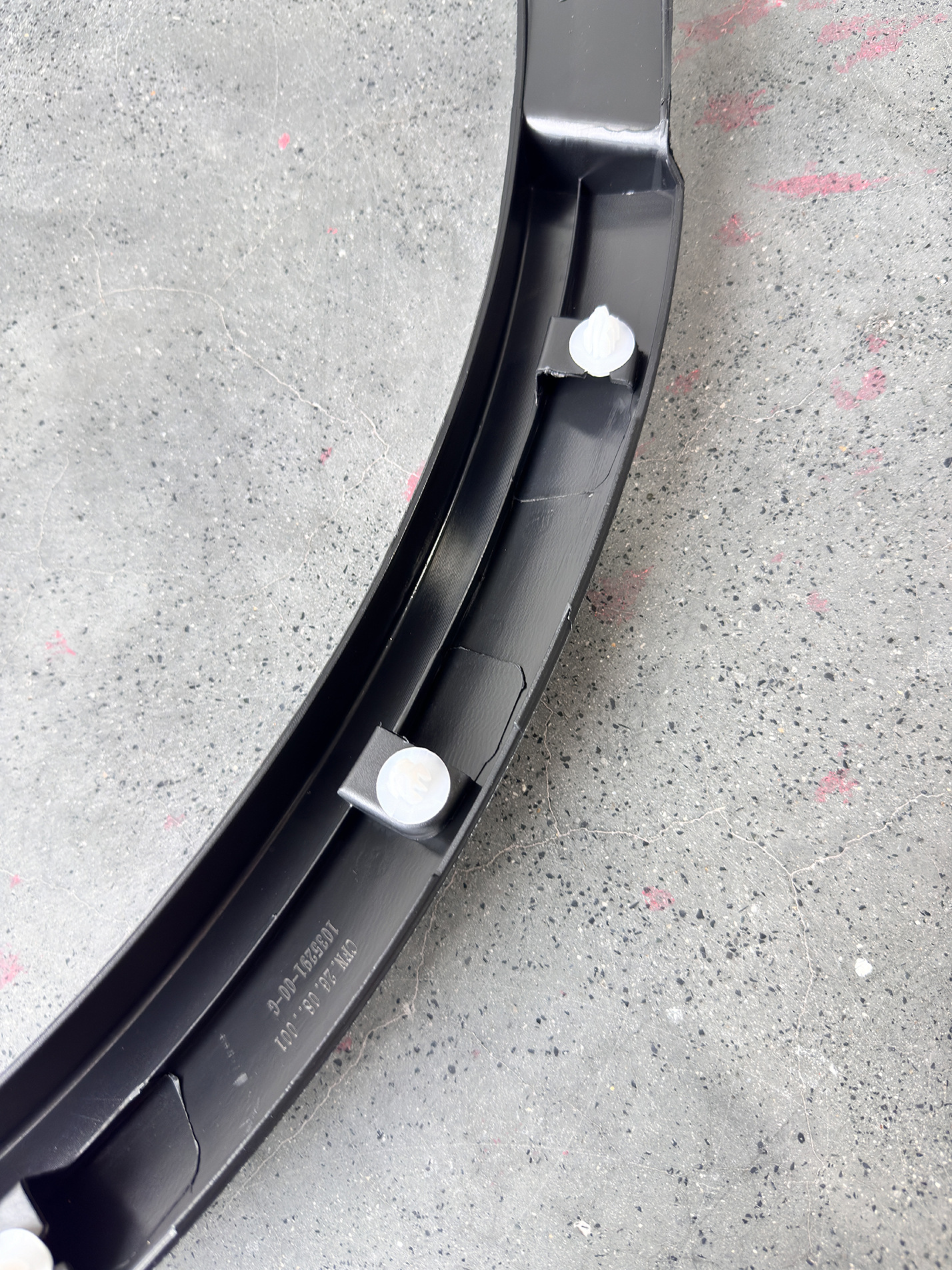 Suitable for Tesla Model X: front and rear wheel arch trim, left and right wheel fender protectors, and mudguard decorative strips
