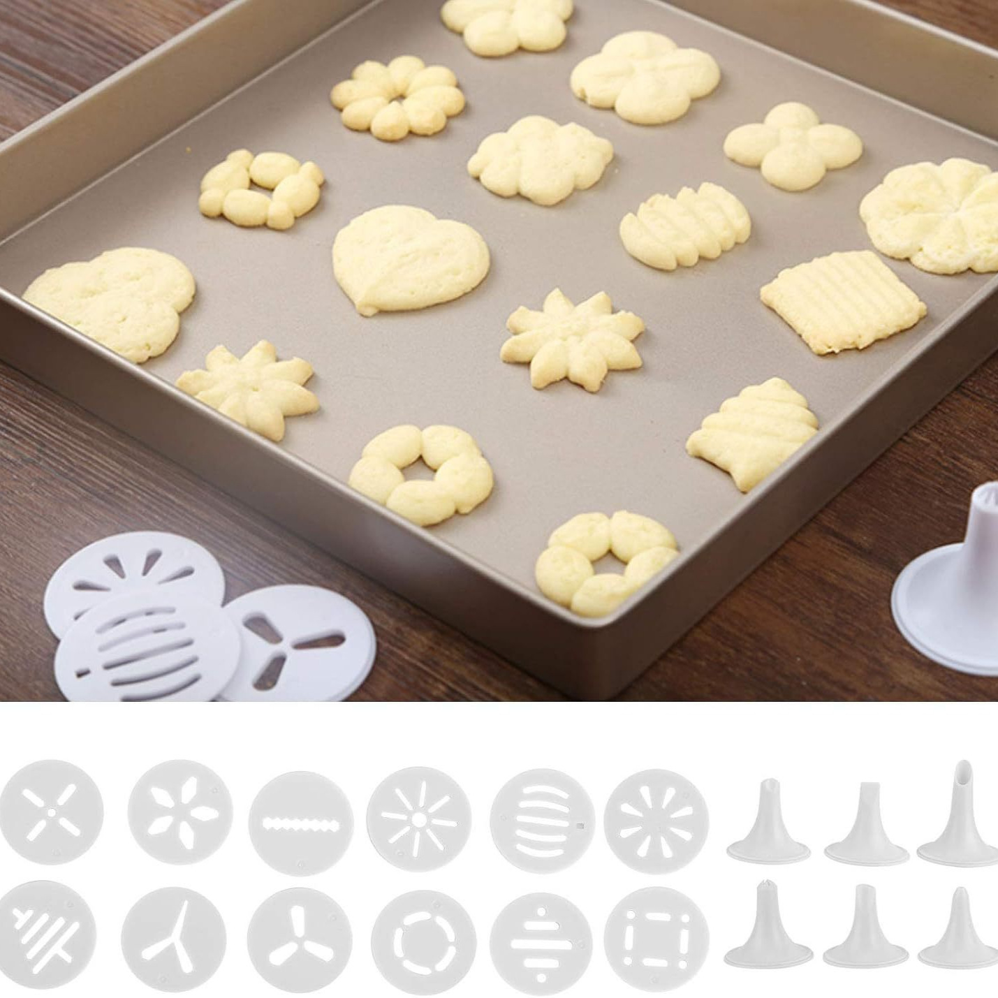 Pistola de decoración de galletas herramienta de decoración de galletas pastel doméstico boquilla de pastelería máquina de decoración de crema secador de galletas pistola de galletas