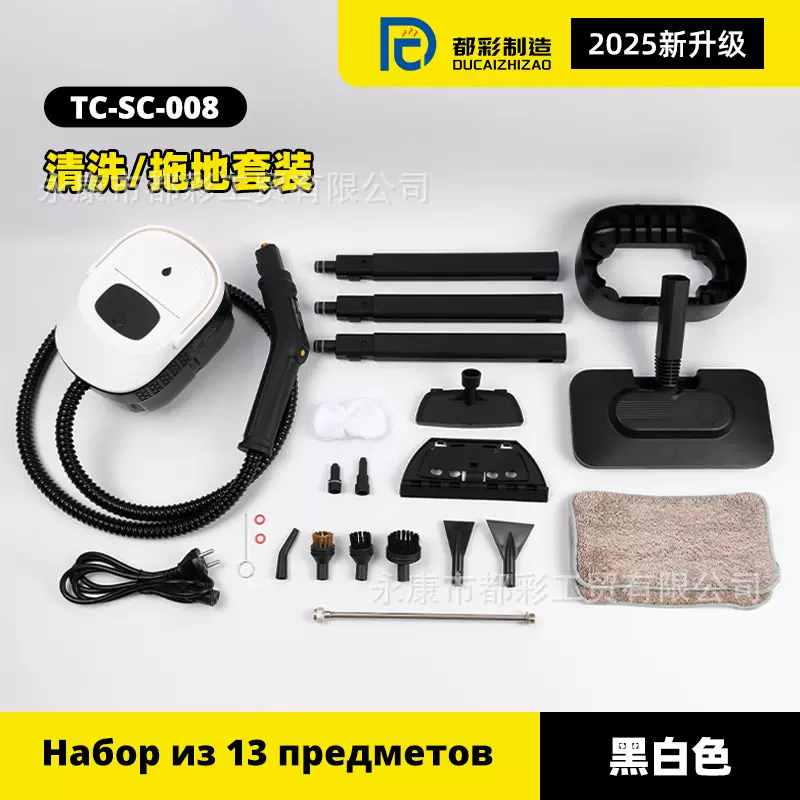 多功能蒸汽拖把 跨境家用高温高压蒸汽清洁机2500W手持洗拖清洗机