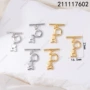 手工简约圆圈小熊项链扣