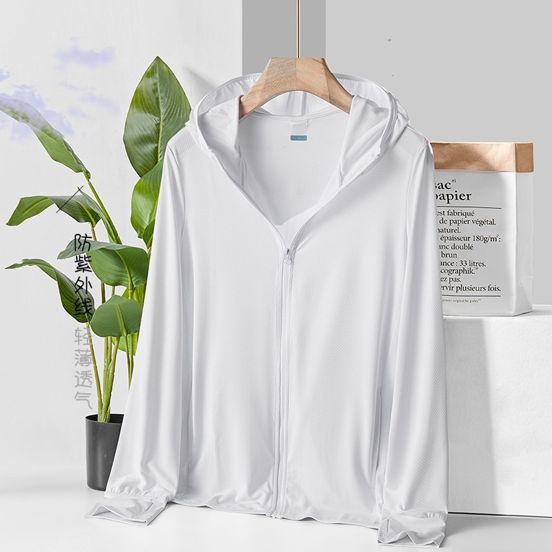 Trajes de protección solar transfronterizos anti-UV, ropa de protección solar para hombres y mujeres, ropa de piel, abrigo ligero de verano, ropa de pesca