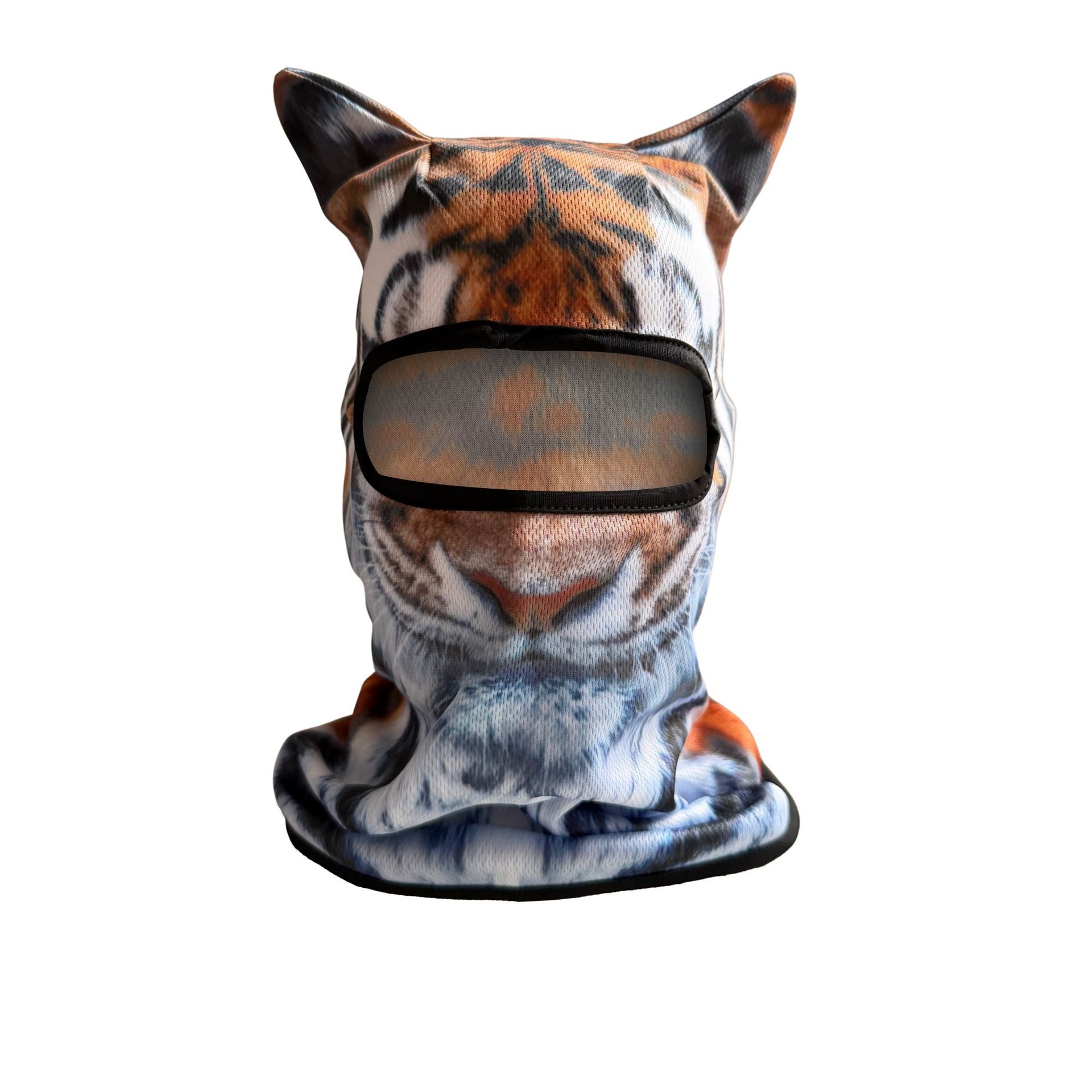 Transfronterizos 3D patrón de animal cara Gini máscara solar al aire libre extraño viaje de verano imperativo para montar la cabeza