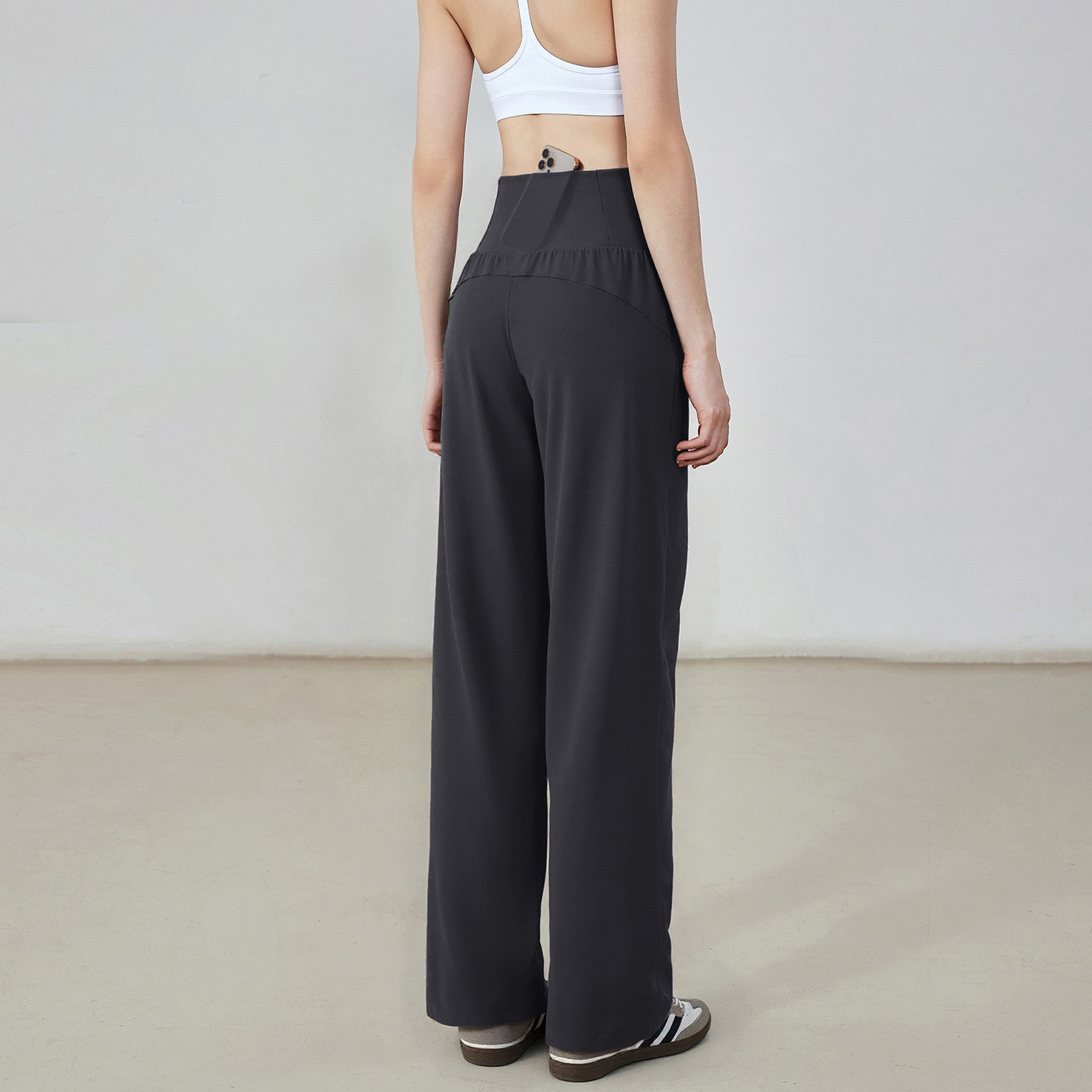 Pantalones de cintura alta transfronterizos, pantalones de piernas largas, pantalones de entrenamiento al aire libre, pantalones de entrenamiento de yoga