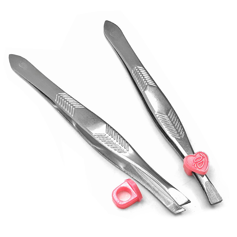 Stainless steel eyebrow clip hand tool arrow pattern heart-shaped…