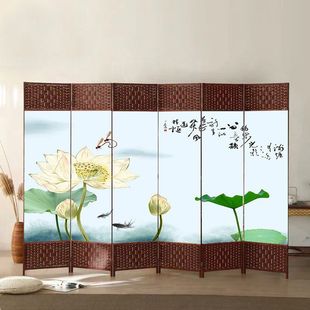 Simple Screen Partition Single-sided Living Room Bedroom Entrance Wall Folding Screen Seat Screen Household Simple Hotel Health Center