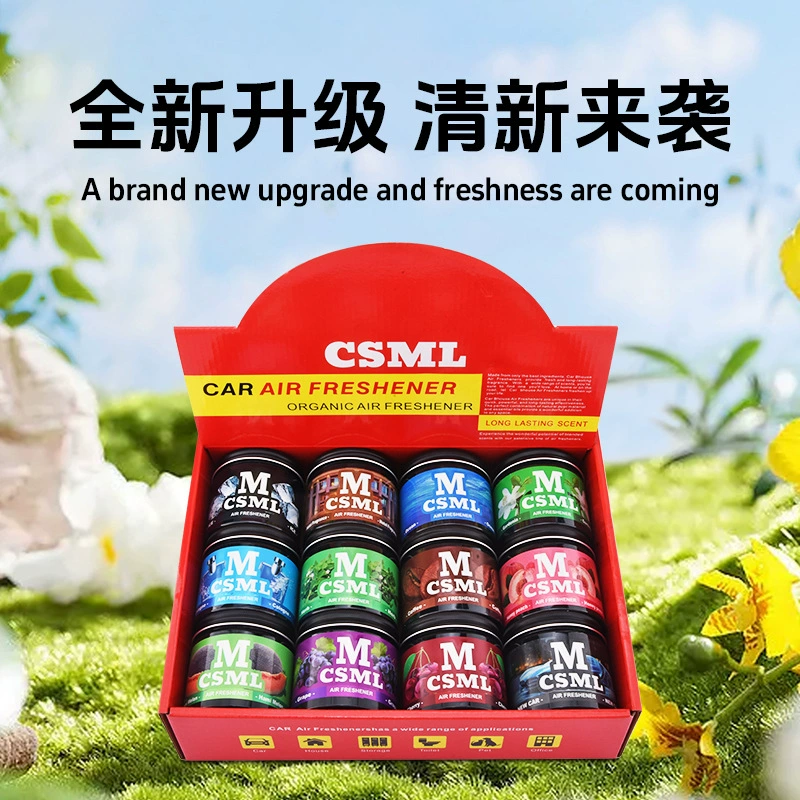 Популярный зарубежный товар XM бальзам, настоящий автомобильный твердый ароматизатор, автомобильные духи, длительный дезодорирующий освежитель воздуха.