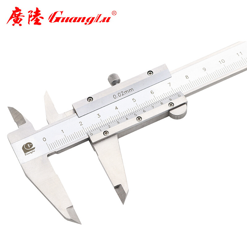 广陆开式游标卡尺0-150mm 0.02 机械四用油标卡尺高精度 141-122