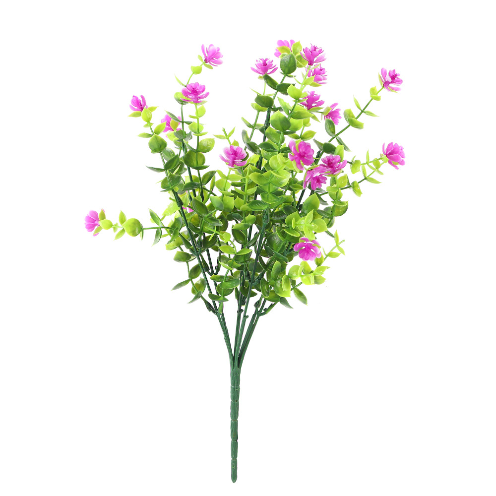 Transfronterizos calientes flores de simulación 7x35 mallas de camellia de montaña de Yougali flores falsas de plástico de simulación de plantas verdes props de disparo de flores
