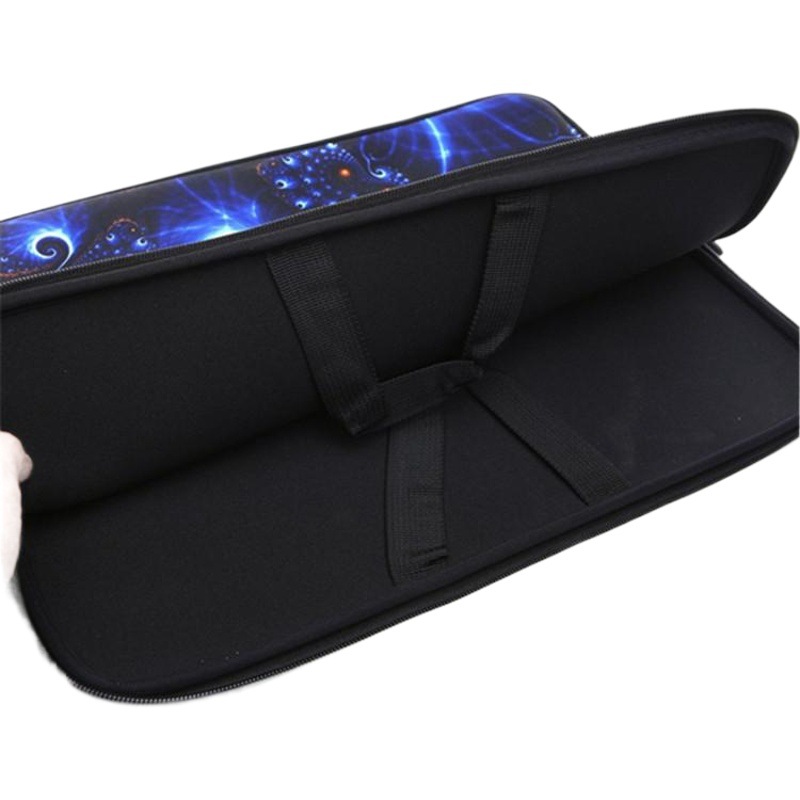Printed Neoprene Laptop Bag with Silk Screen Printing, Breathable and Wear-Resistant