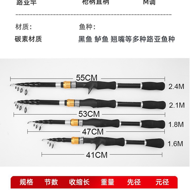 Rodas de pesca transfronterizas retráctiles, rodas de lanzamiento cortas, rodas de pesca al por mayor transfronterizas, rodas de pesca al por mayor transfronterizas