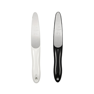 Plastic handle nail file household stainless steel polishing file fashion convenient frustration nail salon professional polishing polishing strip