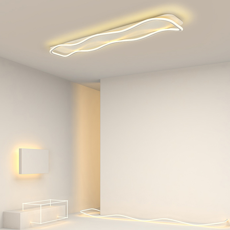Balcón de vestíbulo ondas nórdicas luces de techo luces de vestíbulo luces de techo luces modernas simples