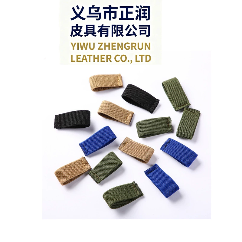 Нейлоновый ремень Черные аксессуары Зажим для хвоста Фиксированное кольцо для хвоста Эластичная резинка Пряжка Холщовый ремень Кольцо Маленький круг