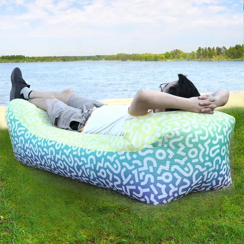 Cross-border exclusive outdoor lazy inflatable sofa nap bed lazy man bed internet celebrity inflatable bed park air cushion air bed