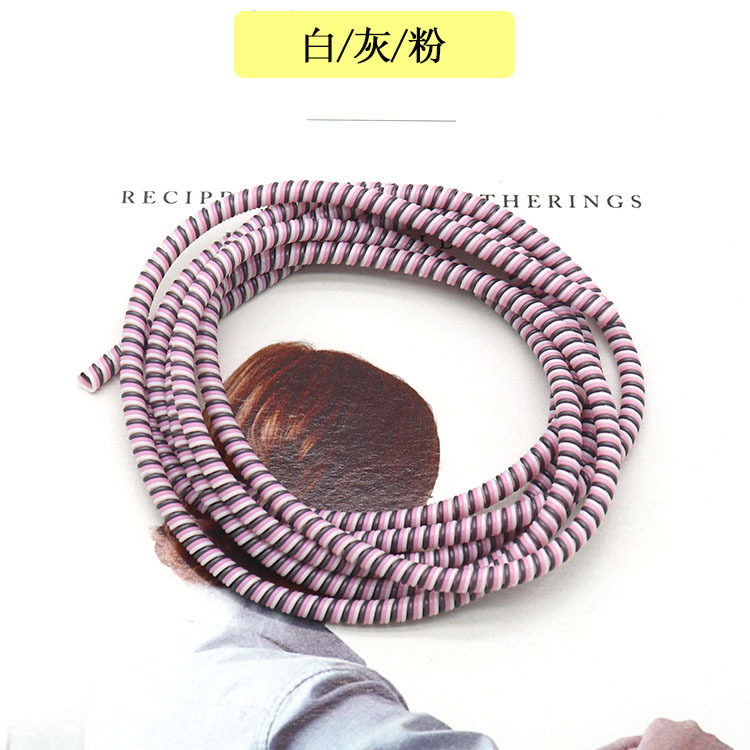 Directo de fábrica 1,4 M tres en uno cable de datos Cable de protección cable de datos manga protectora cuerda de resorte de bobinado