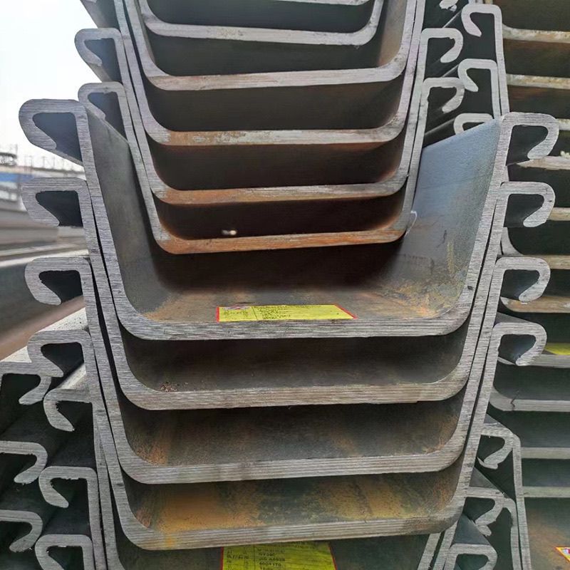 拉森钢板桩用于临时围堰施工基坑支护工程本地直发