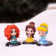Q version Snow White Mermaid Jasmine Beier flower Mulan small hand-made model Net red cake decoration ornaments