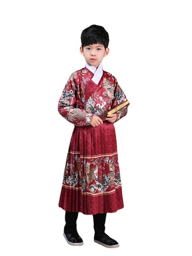 Children's costume hanfu boy security flying fish served domineering male girl four lobsterman was valiant scholar costumes