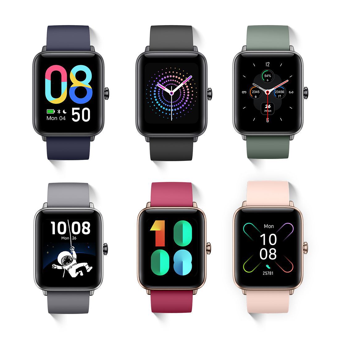 GT01爱都科技新款多表盘压力心率监测全屏触控GPS智能手表