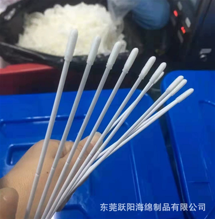 Производители поставляют назальное Обнаружение выборки губка палку одноразовые нуклеиновые кислоты обнаружения Флокирование ватный тампон пероральный забор палку