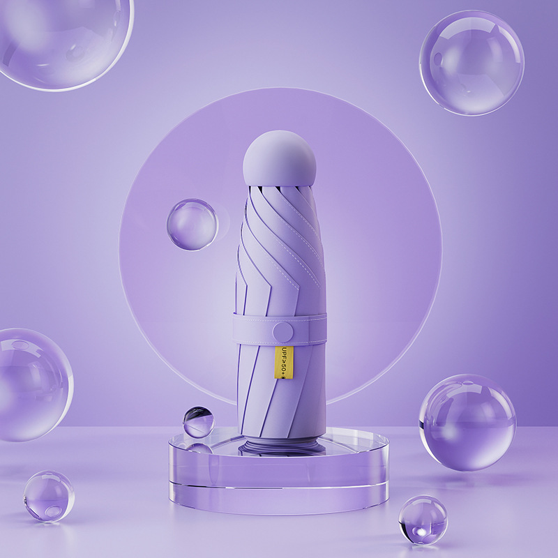 ミニポケットカプセル傘女性用 70% off 層傘日傘プロの日焼け止め UV 保護日傘