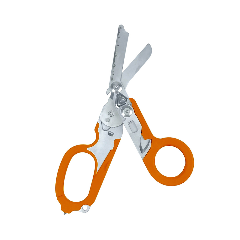 Raptor-tijeras plegables, alicates portátiles, herramienta de supervivencia de seguridad para exteriores, alicates retráctiles de acero inoxidable 420HC