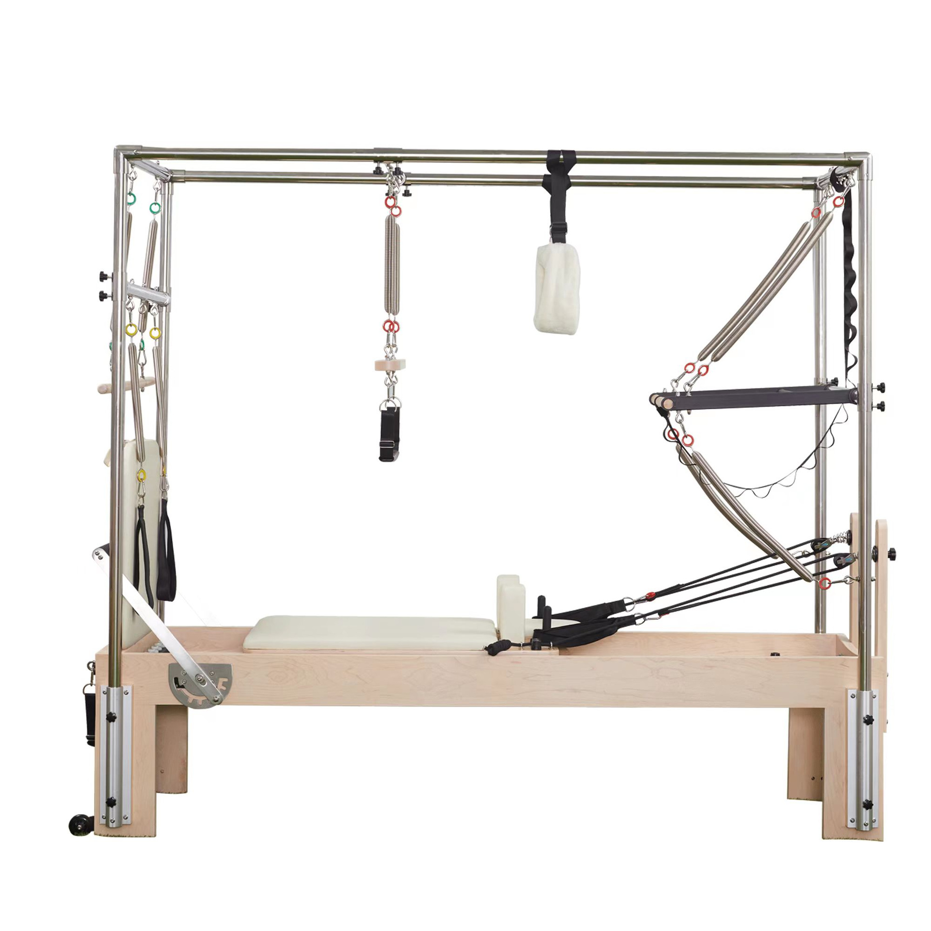 Juego de cinco piezas de Pilates, equipo grande de Pilates, cama central Cadillac, corrector de columna, cama central de yoga