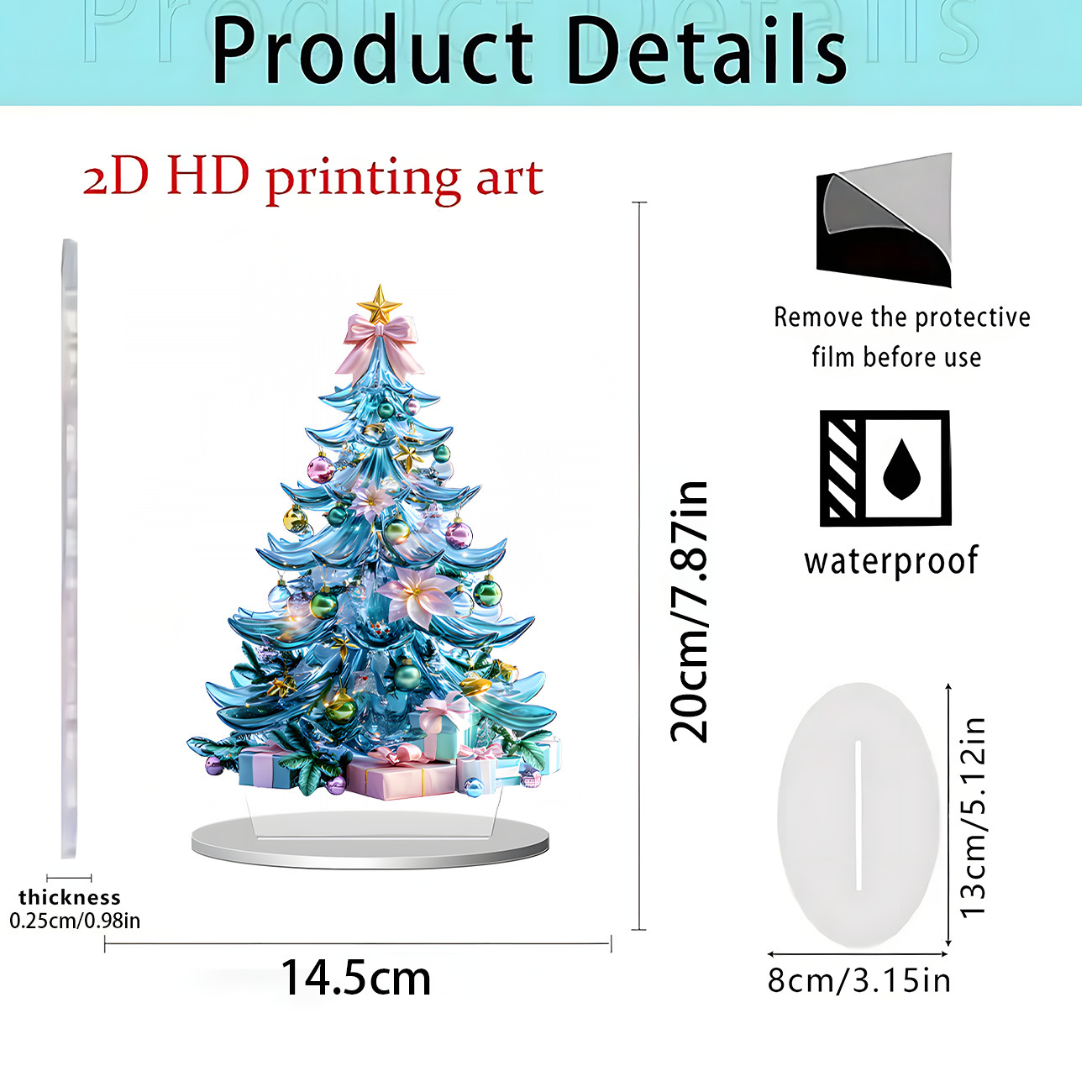 2026 nuevos productos transfronterizos Navidad Hot Sale Festival creativo temporada atmósfera decoración artesanía acrílica 2D image 21