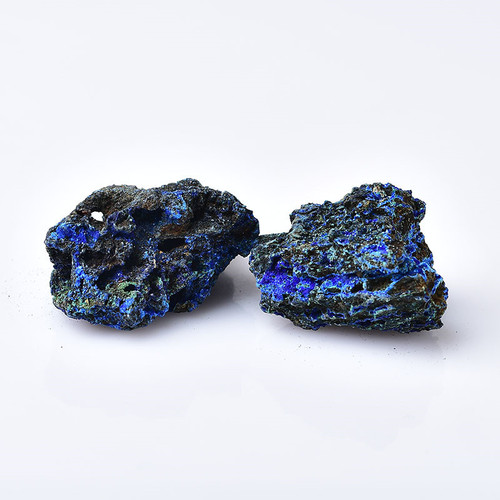 Natural azurite stone azurite and malachite symbiotic stone raw stone ore specimen decorative ornaments wholesale