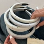 日常法式波点小众头箍