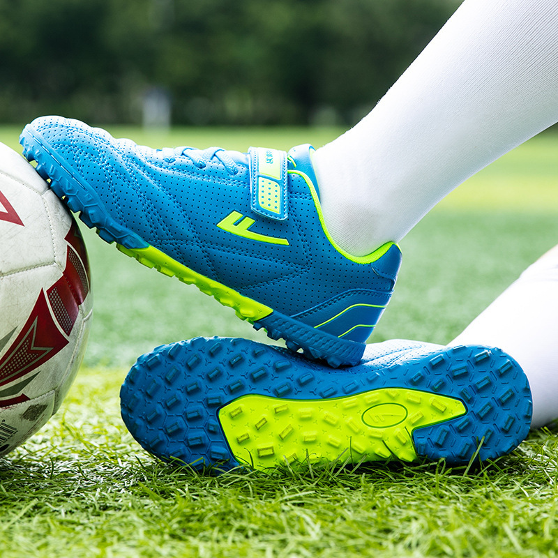 Pull-Back Soccer Shoes with Broken Studs Tf Kidsren's Soccer Shoes Boys' Training Shoes Girls' Campus Training Special Football Equipment
