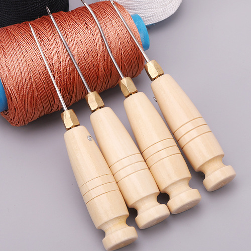 5ZV7 Wholesale Shoe Awl Shoe Repair Tool Crochet Shoe Repair Shoe Hook Hook Shoe Hand Sewing Leather Needle Hand Needle
