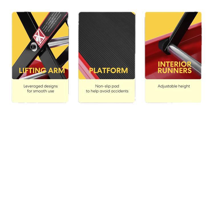 Elevador de plataforma de reparación de motocicletas motocicleta elevador de tijera Jack Lift Jack