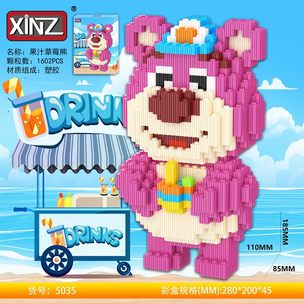 5035 Juice Strawberry Bear