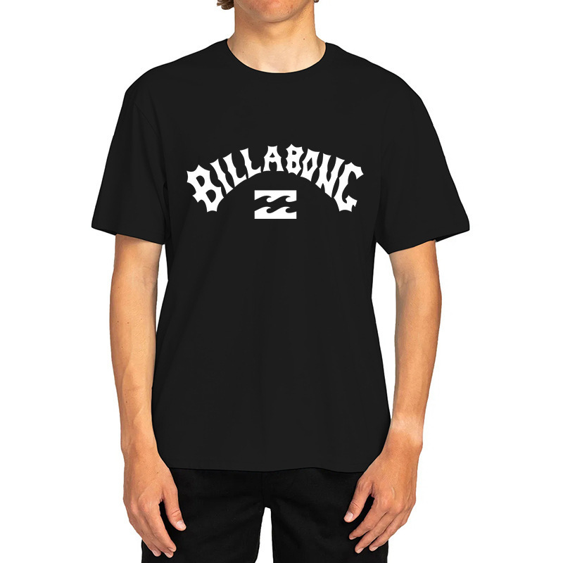 [Cross-Border European Code] Billabong Printed 2025 Spring and Summer Half-Sleeved Tee Loose Short-Sleeved T-Shirt for Men and Women
